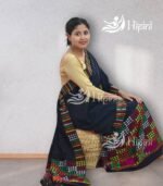 black coloure handloom missing mekhela sador